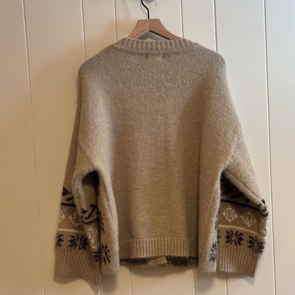 Oat Loop Abstract Print Cardigan - Picture 5 of 11